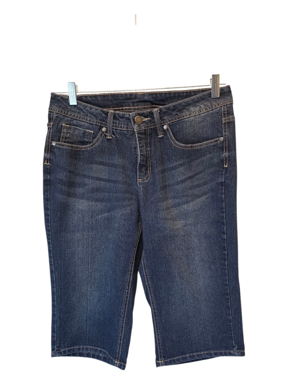 🇺🇸Faded Glory Blue Denim Capris Size 12